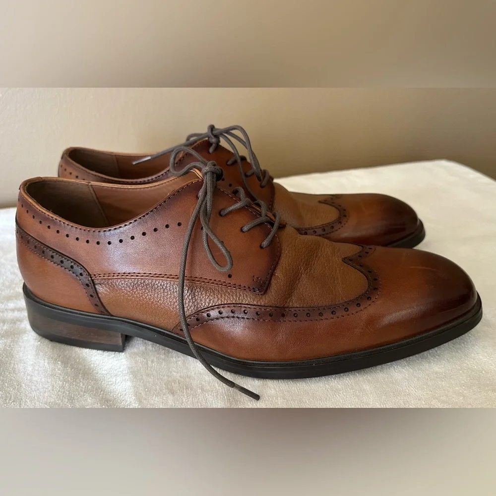 Nordstrom Rack Men’s Brown Leather Oxford Shoes - Size 10
